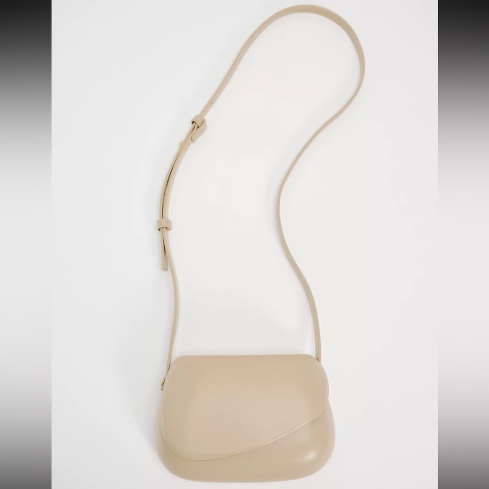 Zara Beige Crossbody Bag